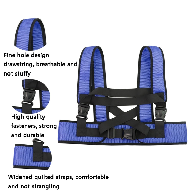 LYAQD-3 Postoperative Anti-Fall Wheelchair Adjustable Seat Belt, LYAQD-3 Blue