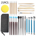 25-In-1 Soft Pottery Clay Sculpture Production Combination Art Supplies Set, 25-In-1 Sculpture Supplies