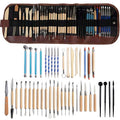 43 In 1 Clay Tool Combination Set with Storage Bag, 43 In 1 Clay Tool