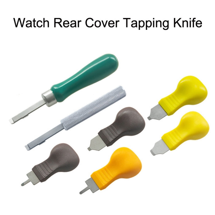 10 PCS Watch Rear Cover Tapping Knife Watch Opener, Style:, Yellow Narrow Mouth, Yellow Wide Mouth, Orange Flat-blade Mouth, Brown Narrow Mouth, Brown Flat-blade Mouth