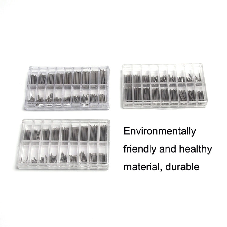 8-25mm Strap Connecting Shaft Stainless Steel Watch Spring Bar, 144 PCS / Set, 270 PCS / Set, 360 PCS / Set with Ear Batch