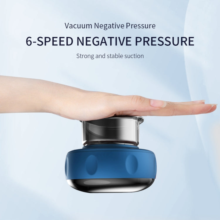 Electric Cupping Massage Device, 6-speed USB Plug-in, Blue, Black, Red Wine, 6-speed Charging