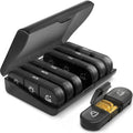21-compartment Rainbow Pill Box One Week Pill Box, Black + Black, Transparent +Colorful, Black +Colorful, Gray + Colorful