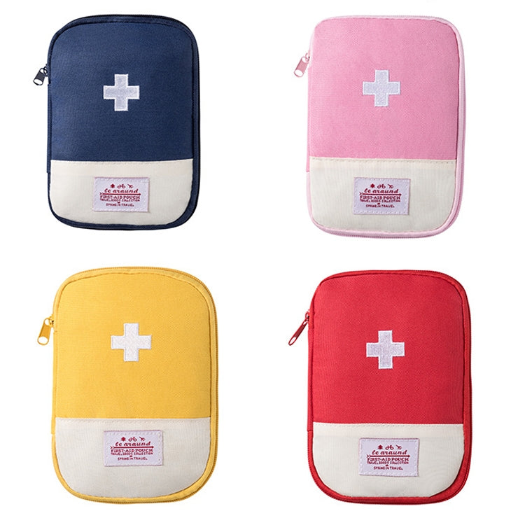 Travel Home Portable Medical Bag, Red Large, Red Small, Blue Small, Pink Large, Pink Small, Yellow Large, Yellow Small