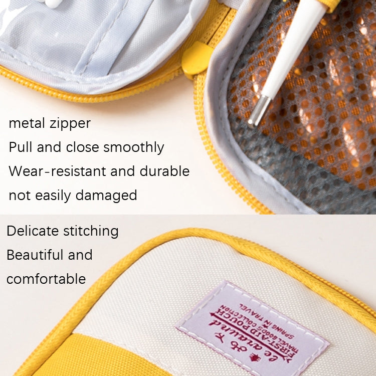 Travel Home Portable Medical Bag, Red Large, Red Small, Blue Small, Pink Large, Pink Small, Yellow Large, Yellow Small
