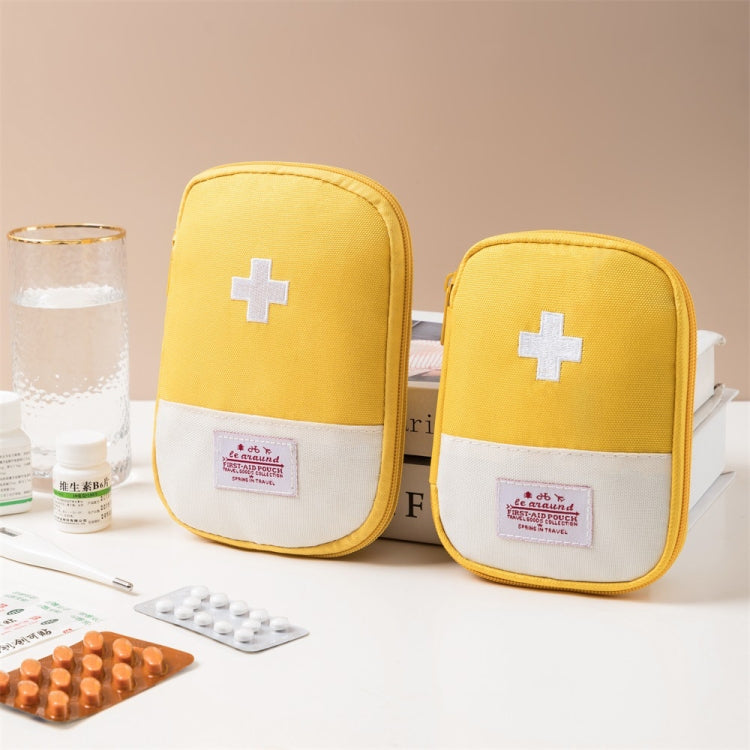 Travel Home Portable Medical Bag, Red Large, Red Small, Blue Small, Pink Large, Pink Small, Yellow Large, Yellow Small