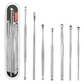 QILIZUO  3 Sets Stainless Steel Double-Ended Screw Ear Scoop