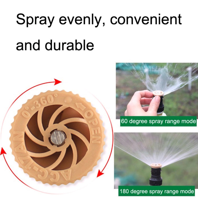 Internal Thread Sprinkler Green Lawn Sprinkler Irrigation 4 Points Adjustable Scattering Sprinkler, Internal Thread Sprinkler, External Thread Sprinkler, Sprinkler + Ground Plug, Sprinkler + Ground Plug + Quick Connect                                  ...