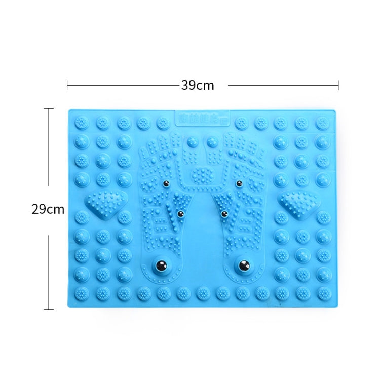 Fitness Toe Pressing Board Foot Magnetic Therapy Massage Pad, Blue, Green, Yellow, Red