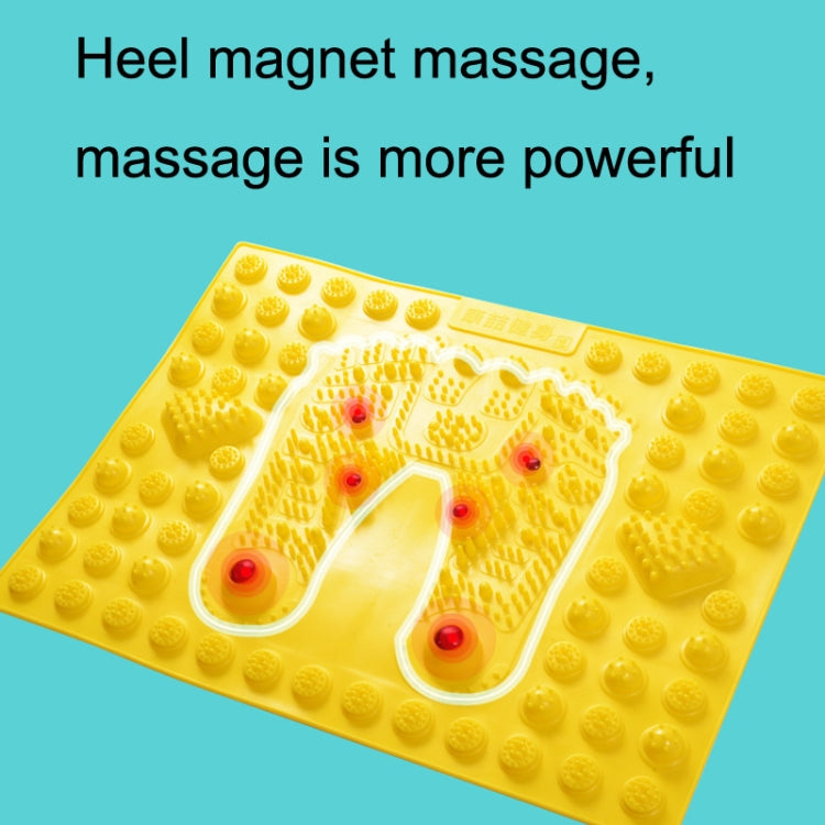 Fitness Toe Pressing Board Foot Magnetic Therapy Massage Pad, Blue, Green, Yellow, Red