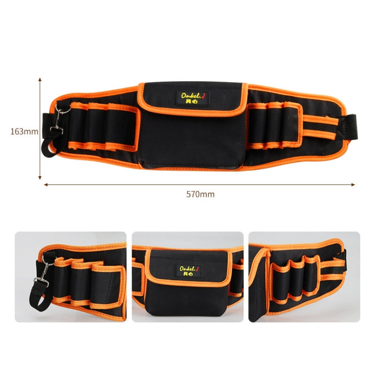 Onkel.J Electrician Waist Bag Canvas Multifunctional Tool Bag Woodworking Fitter Bag, A Type, B Type, C Type, D  Type