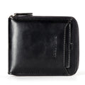 Baellerry D3124 Short PU Leather Wallet Zipper Retro Youth Small Wallet, Black Horizontal, Black Vertical, Brown Horizontal, Brown Vertical, Purple Horizontal, Purple Vertical, Gray Horizontal, Gray Vertical