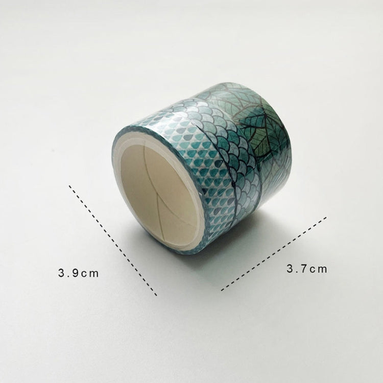 3 Sets/9 Rolls 4585 3m Paper Bronzing Hand Account Tape Set, Rainbow Geometry, Emerald Green, Flower Leaves, Blues, Golden, Magic, Graffiti, Small Latches, Small Bits, Starry Sky