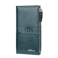 Baellerry  Ladies Long Large Capacity Buckle Zip Clutch Multi-Card Wallet, Baellerry Dark Green, Baellerry let(Pink, Baellerry Sky Blue, Baellerry Red, Baellerry Black, Baellerry Brown