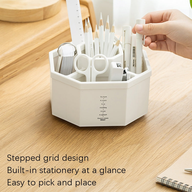 Simple Modern Large Capacity Office Desktop Storage Pen Holder, White Rotary, Pink Rotary, Yellow Rotary, Blue Rotary, Frosted Transparent Rotary, Transparent Coffee Rotary, Transparent Khaki Rotary, White Non-Rotary, Pink Non-Rotary, Yellow Non-Rotary...