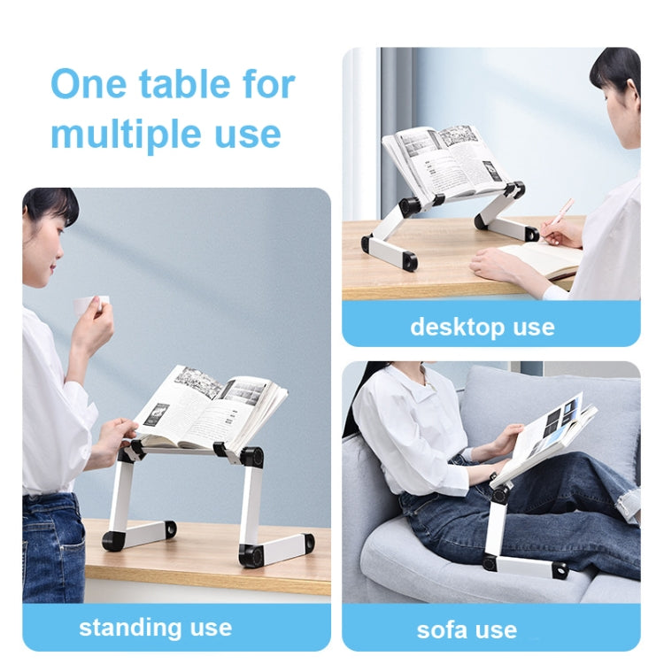 L03 Adjustable Lifting Reading Rack Book Holder Laptop Stand,Style：, Double Section Black, Double Section White, Single Section Black, Single Section White