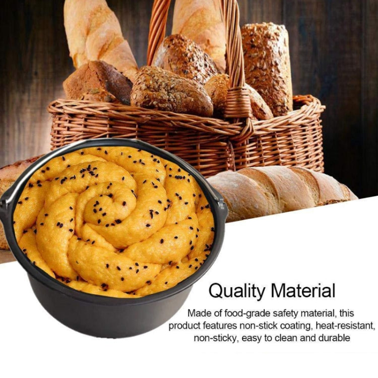 12 PCS/Set 7 Inch Air Fryer Baking Accessories Stainless Steel Set, 12 PCS/Set