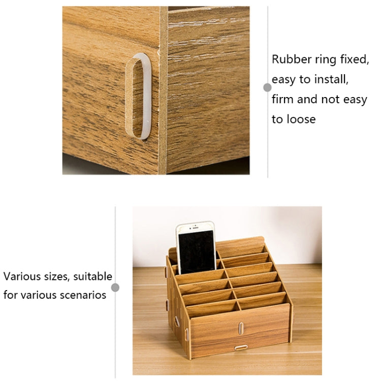 D-86 Office Conference Classroom Mobile Phone Storage Box, Style:, 12 Grids (Walnut), 12 Grids (Oak), 12 Grids (Black Oak), 24 Grids (Walnut), 24 Grids (Black Oak), 36 Grids (Walnut), 36 Grids (Oak), 36 Grids (Black Oak), 48 Grids (Walnut), 48 Grids (O...