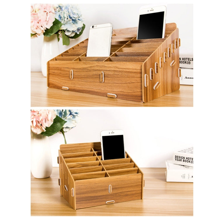 D-86 Office Conference Classroom Mobile Phone Storage Box, Style:, 12 Grids (Walnut), 12 Grids (Oak), 12 Grids (Black Oak), 24 Grids (Walnut), 24 Grids (Black Oak), 36 Grids (Walnut), 36 Grids (Oak), 36 Grids (Black Oak), 48 Grids (Walnut), 48 Grids (O...
