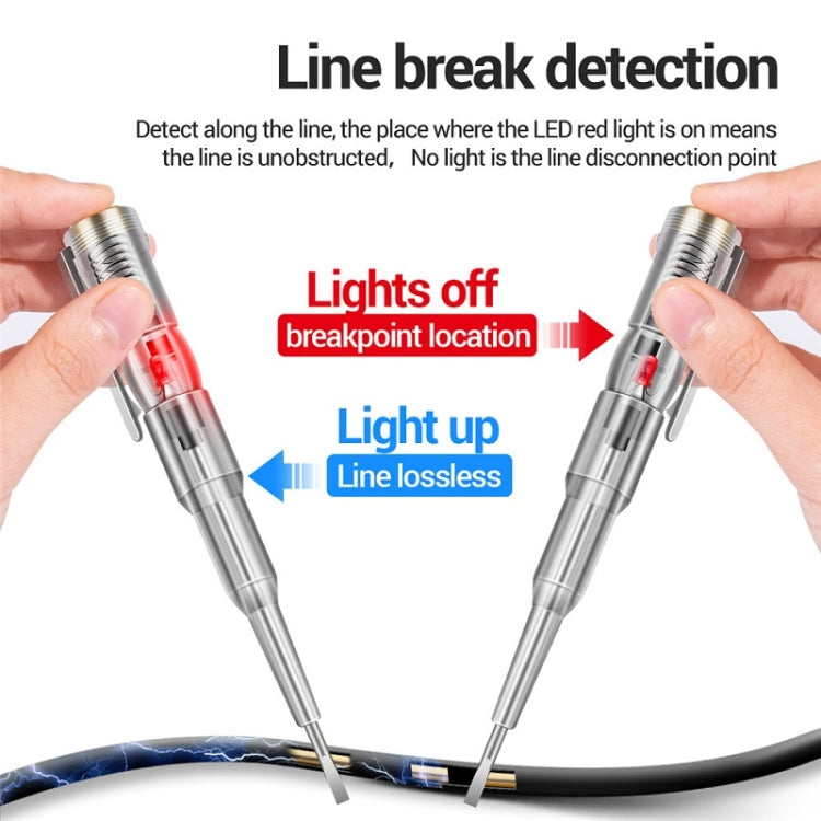 ANENG Multi-Function Induction High-Brightness Transparent Test Pen Screwdriver, B09