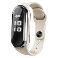 M21  Ultrasonic Mosquito Repellent Bracelet with Step Counter & Clock & Temperature Function, M21 (White), M21 (Black)
