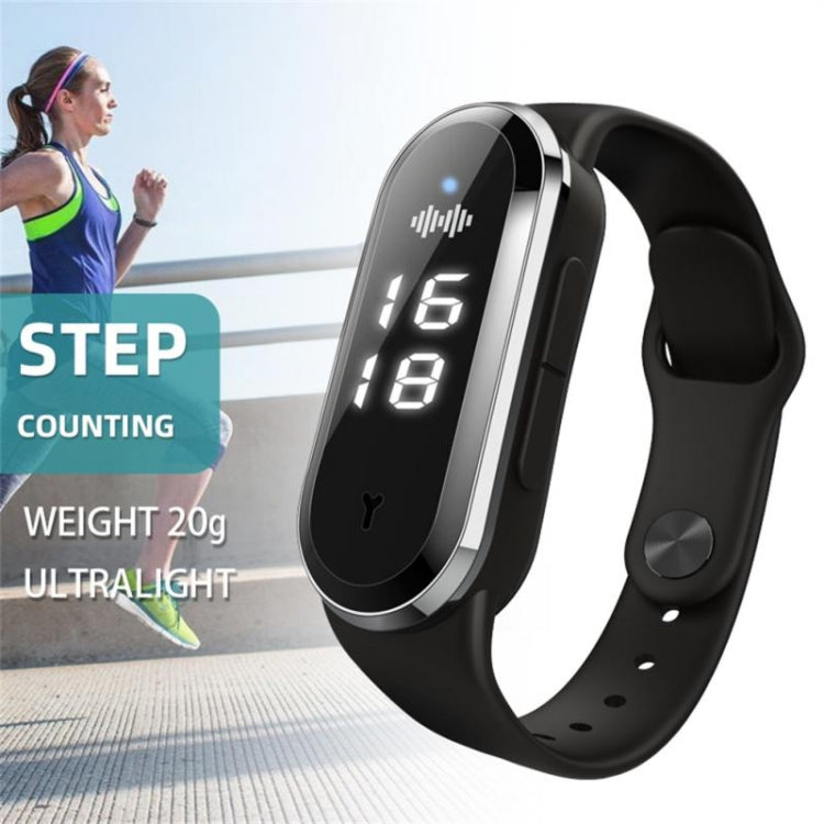 M21  Ultrasonic Mosquito Repellent Bracelet with Step Counter & Clock & Temperature Function, M21 (White), M21 (Black)