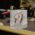5 PCS Transparent Rectangular Watch Display Box Pull-out Electronic Watch Box, 5 PCS Watch Box