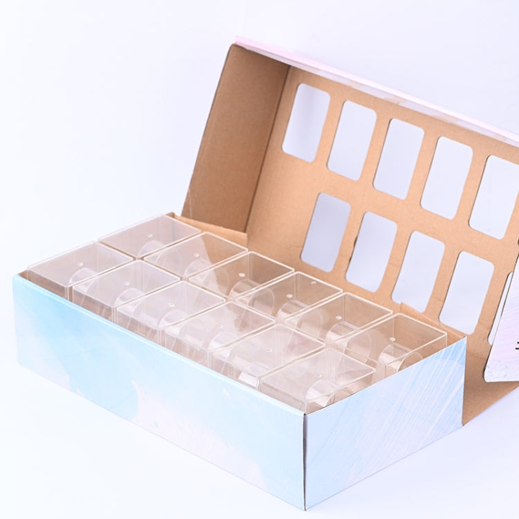 5 PCS Transparent Rectangular Watch Display Box Pull-out Electronic Watch Box, 5 PCS Watch Box