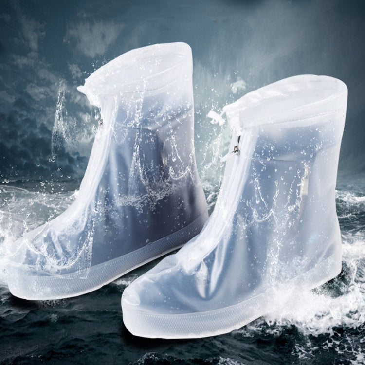 1 Pair Rainy Outdoor Anti-Skid Waterproof Shoe Cover Thickening Repetitive Use Shoe Cover, S, M, L, XL, XXL, XXXL