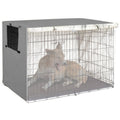 Oxford Cloth Pet Cage Cover Outdoor Furniture Dustproof Rainproof Sunscreen Cover, 63.5x48x50cm, 79x50.8x53cm, 94x61x63.5cm, 109x74x76cm, 124.5x79x84cm