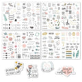 230 PCS Wedding Planning Stickers Engagement Planning Sticker Pack, Wedding Planning Stickers