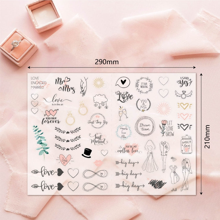 230 PCS Wedding Planning Stickers Engagement Planning Sticker Pack, Wedding Planning Stickers