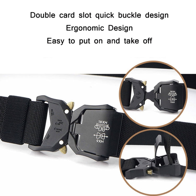 Outdoor Aluminum Alloy Lightweight Stretch Woven Belt, 125cm Red, 125cm Tabby Black, 125cm Tabby Dark Gray, 125cm Tabby Army Green, 125cm Tabby Sapphire, 125cm Tabby Dark Khaki, 125cm Light Gray, 125cm Twill Brown, 125cm Twill Army Green, 125cm Light G...