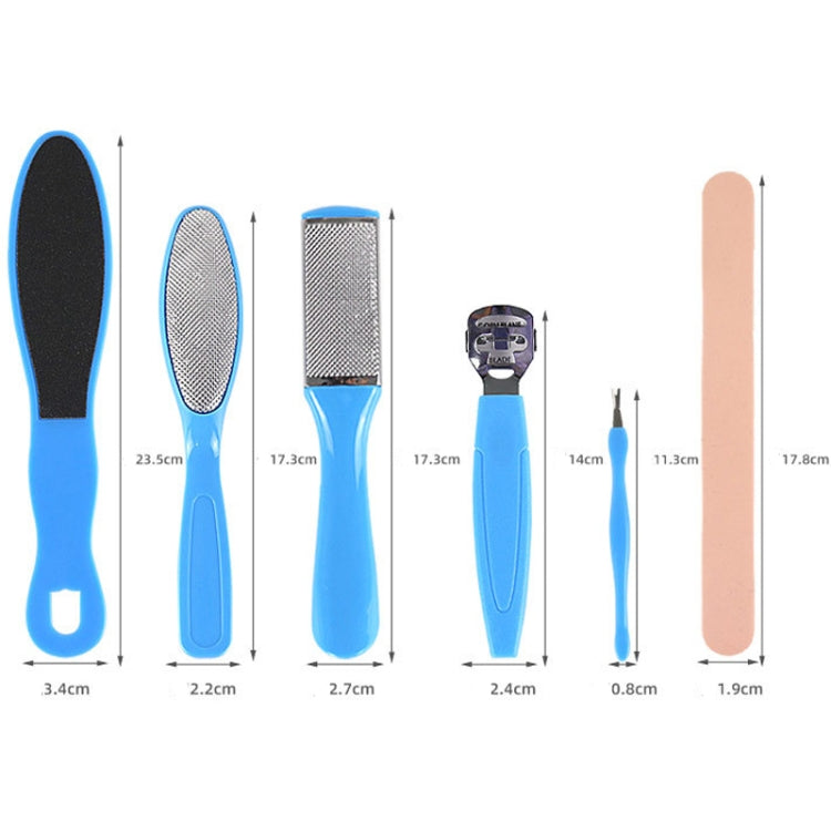 8 In 1 Foot Care Exfoliating Pedicure Knife Tool Foot File Set