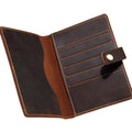 Leather Passport Holder Vintage Card Holder, SF053