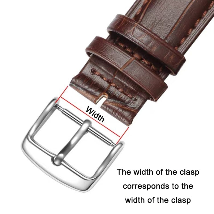 5pcs IP Plated Stainless Steel Pin Buckle Watch Accessories, Color: Silver 12mm, Silver 12mm, Silver 14mm, Silver 16mm, Silver 18mm, Silver 20mm, Rose Gold 12mm, Rose Gold 14mm, Rose Gold 16mm, Rose Gold 18mm, Rose Gold 20mm, Rose Gold 22mm, Gold 12mm ...