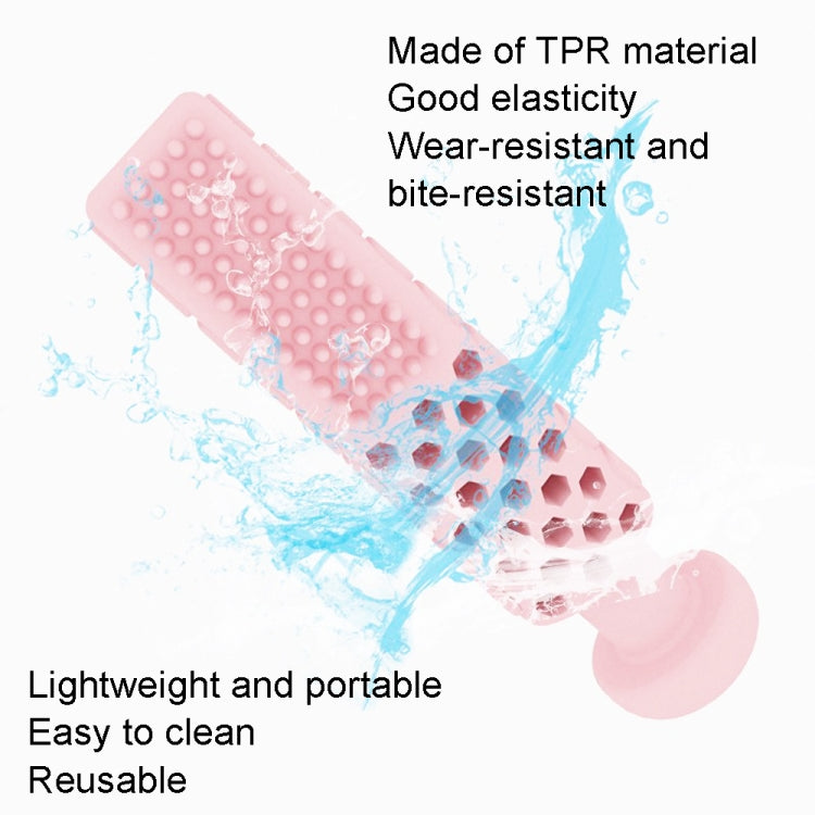 Washing Board Toothpaste Shape Bite Toys TPR Dog Teething Stick, Washing Board Toothpaste Shape, Washing Board Toothpaste Shape Light Blue, Washing Board Toothpaste Shape Pink