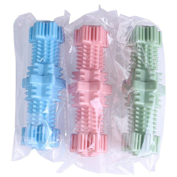 Dogs Bite Toys Hexagonal Molar Rods Pet Tooth Brush, Hexagonal (Avocado Green), Hexagonal (Light Sky Blue), Hexagonal (Light Pink)