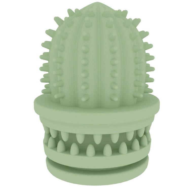 Pet Cleaning Teeth TPR Cactus Lightweight Bite-resistant Educational Toys, Cactus Avocado Green, Cactus Light Blue, Cactus Light Pink