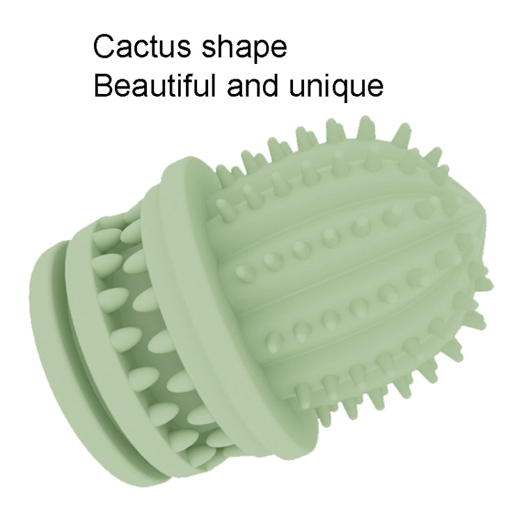 Pet Cleaning Teeth TPR Cactus Lightweight Bite-resistant Educational Toys, Cactus Avocado Green, Cactus Light Blue, Cactus Light Pink