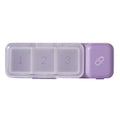 TR017 Portable Medicine Cutter Portable Mini 7 Days Sealed Separate Medicine Box, Green, Purple, White, Pink