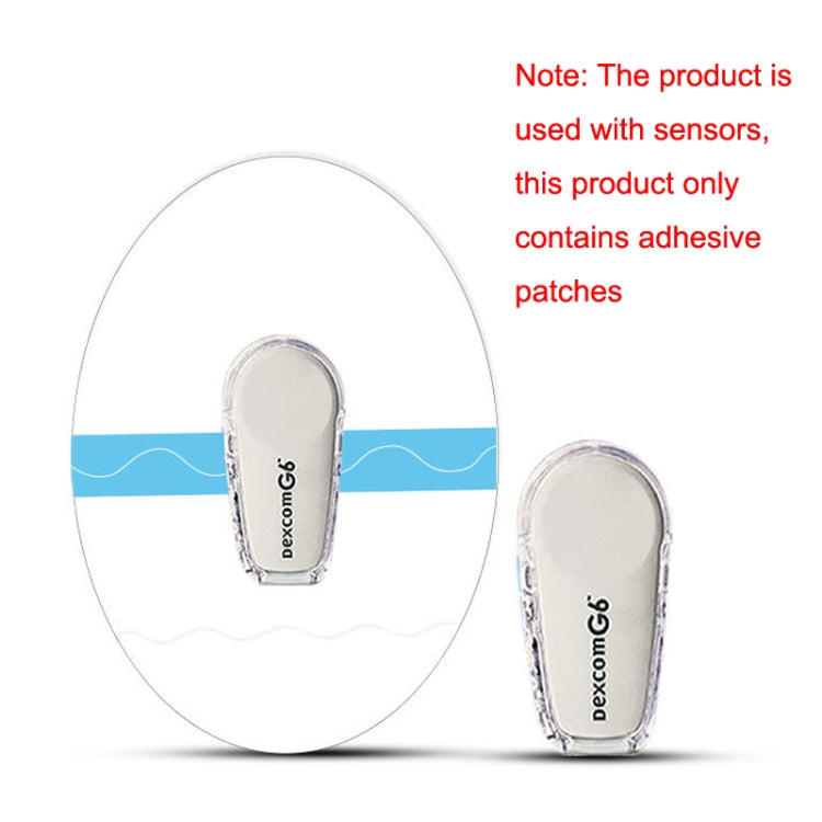 10 PCS 048 Blood Glucose Monitoring Probe Stickers Sweat-proof Sensor Adhesive Patch