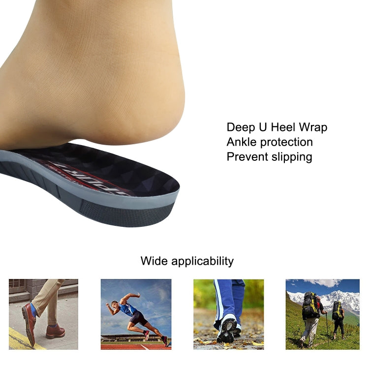 Silicone Shock-absorbing Breathable Sweat-absorbing TPE Insoles, For 36/37cm, For 38/39cm, For 40/41cm, For 42/43cm, For 44/45cm