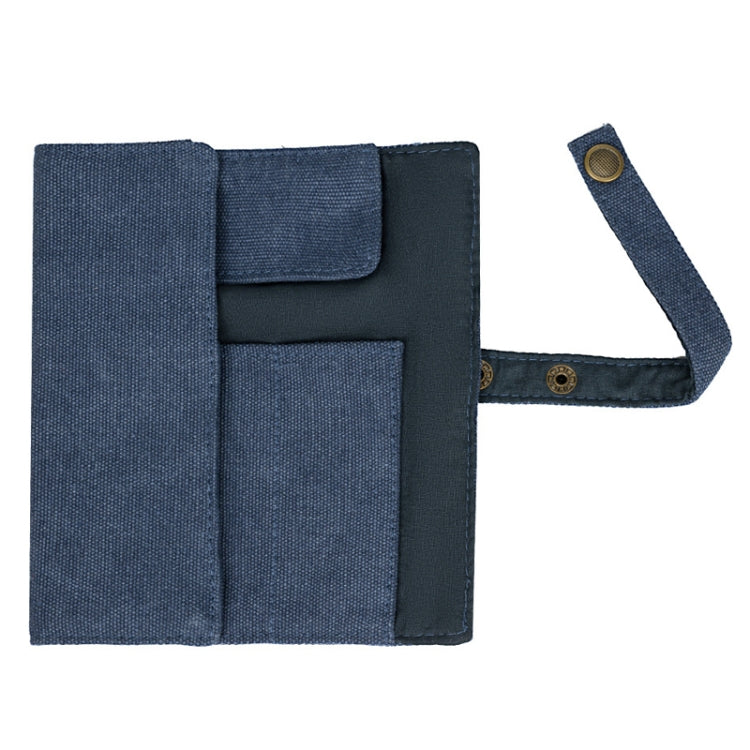 Nylon Canvas Watch & Strap Portable Storage Bag, Blue, Black, Grey, Orange, Khaki