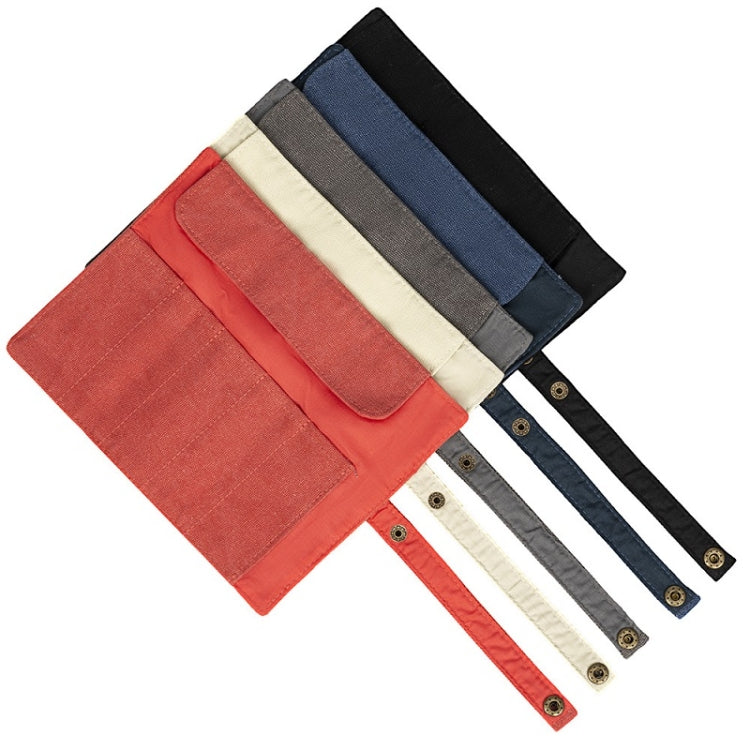 Nylon Canvas Watch & Strap Portable Storage Bag, Blue, Black, Grey, Orange, Khaki