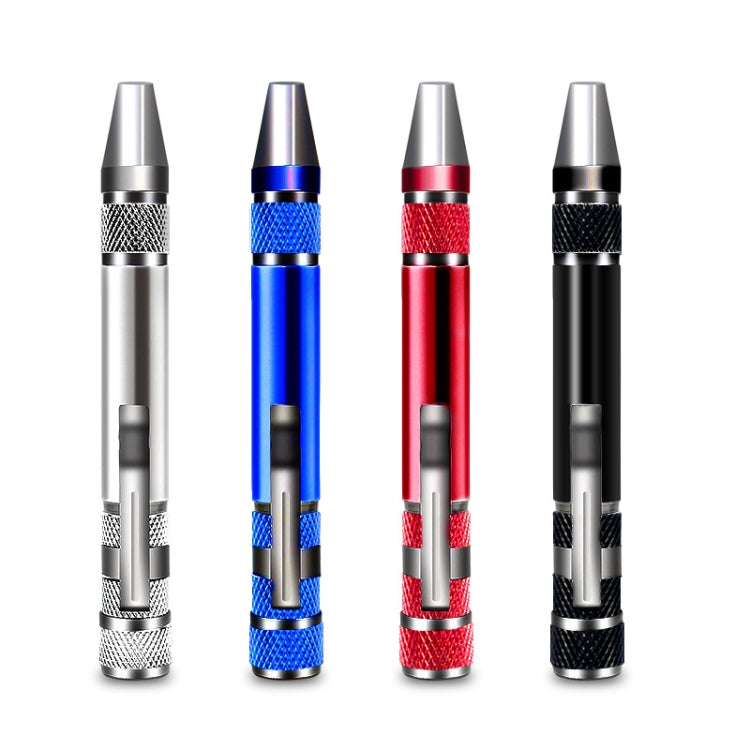 8 In 1 Screwdriver Aluminum Alloy Combination Disassembly Pen Repair Screwdriver, 8 In 1 Blue, 8 In 1 Red, 8 In 1 Black, 8 In 1 Silver