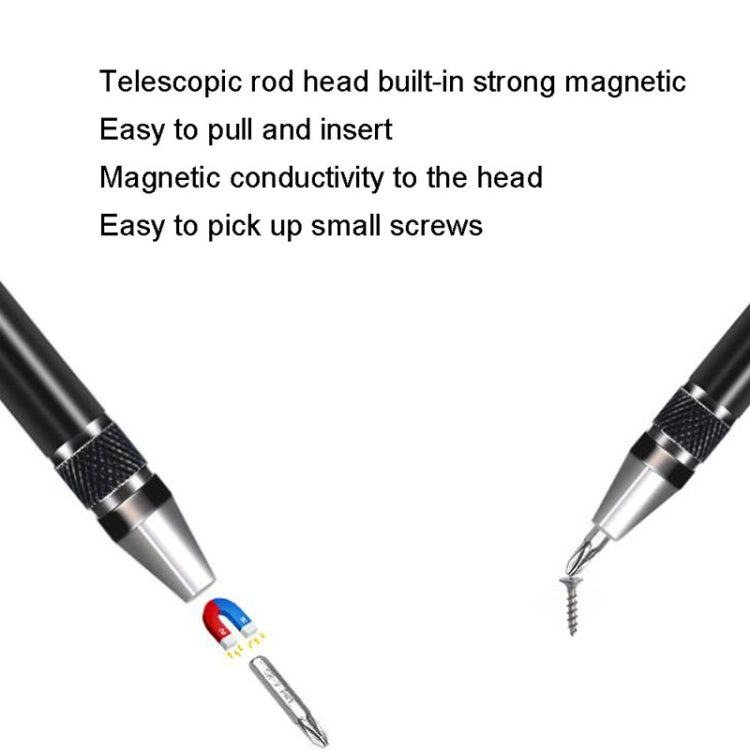 8 In 1 Screwdriver Aluminum Alloy Combination Disassembly Pen Repair Screwdriver, 8 In 1 Blue, 8 In 1 Red, 8 In 1 Black, 8 In 1 Silver