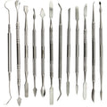 12 In 1 Stainless Steel Wax Carving Knife Dental Tool Set Clay Modeling Tool, 12 In 1 Knife