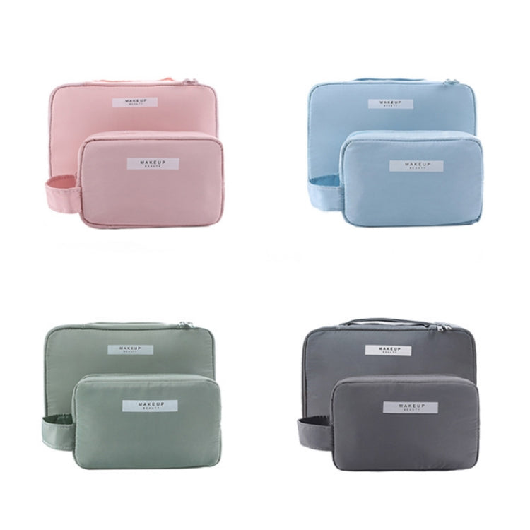 Multifunctional Portable Travel Large Capacity Cosmetic Storage Bag, Cute Pink (Small)