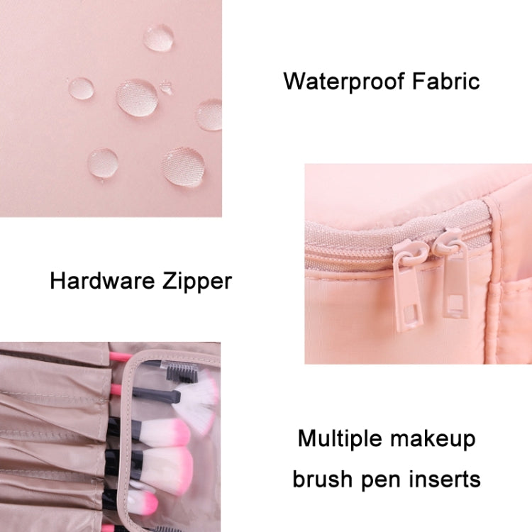 Multifunctional Portable Travel Large Capacity Cosmetic Storage Bag, Cute Pink (Small)